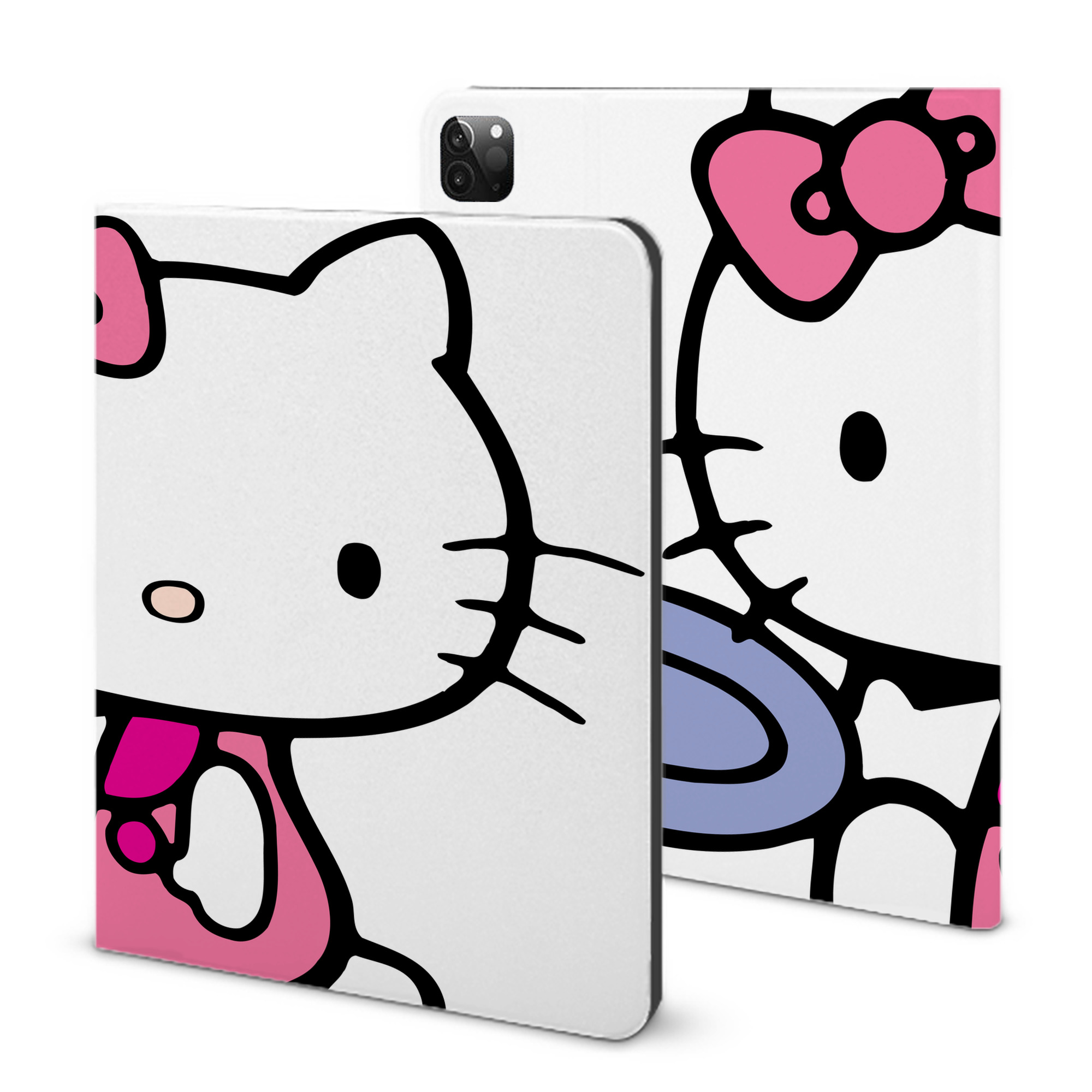 （画像用） Hello Kitty ハローキティ IPadケース ペンホルダー付き ブックスタイルデザイン